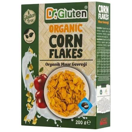 Dr. Gluten Glutensiz Organik Mısır Gevreği 200 Gr.