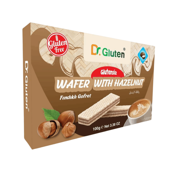 Dr. Gluten Glutensiz Fındıklı Gofret 100 Gr.