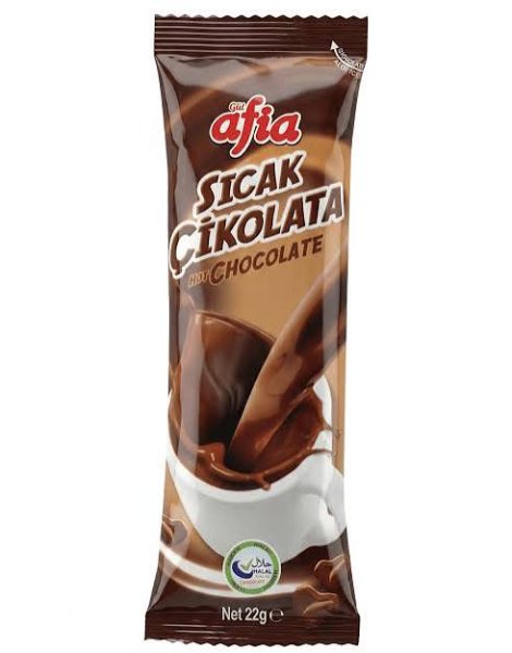 Afia Glutensiz Sıcak Çikolata 22 Gr.