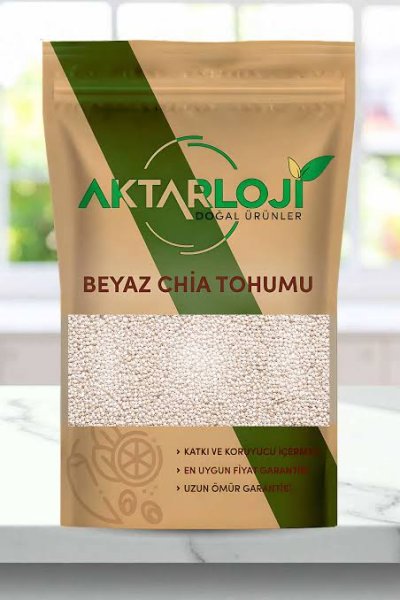 Aktarloji Glutensiz Beyaz Chia Tohumu 250 Gr.