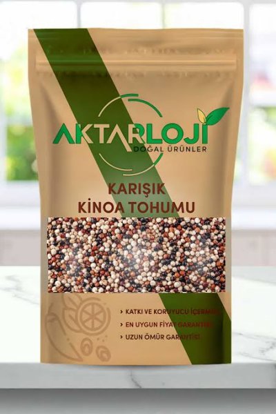 Aktarloji Glutensiz Karışık Kinoa Tohumu 500 Gr.