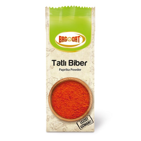 Bağdat Glutensiz Tatlı Kırmızı Toz Biber 75 Gr.