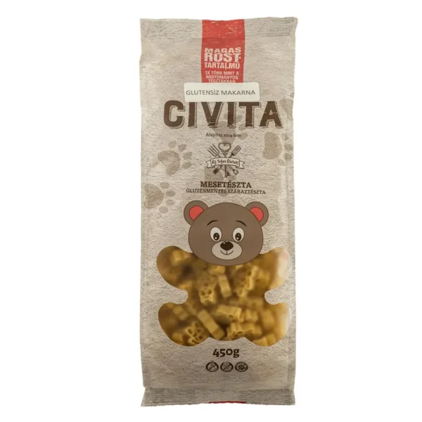 Civita Glutensiz Tedy Ayıcıklı Makarna 450 Gr.