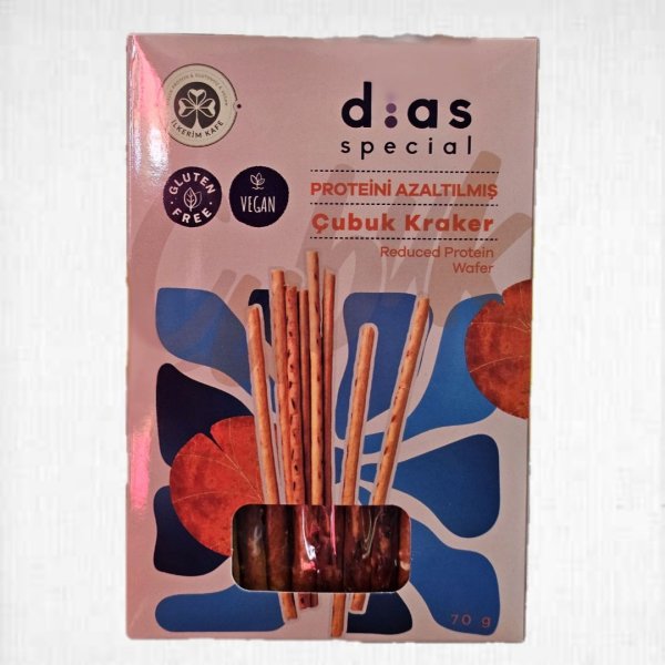 Dias Glutensiz Proteini Azaltılmış Çubuk Kraker 70 Gr.