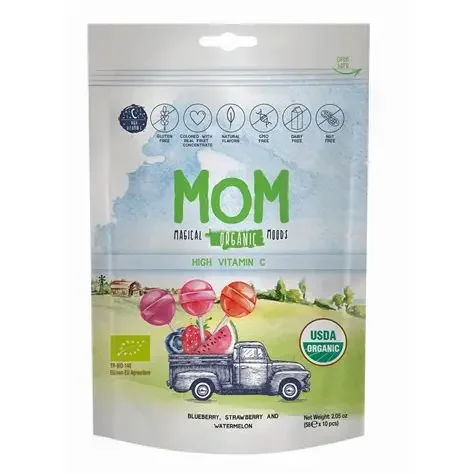 Mom Glutensiz Organic Lolipop 10 lu